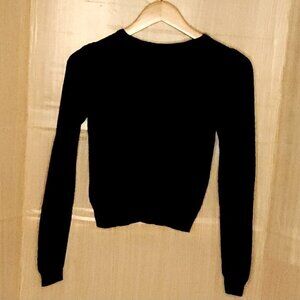 George Girls Black Cardigan Sweater 10-12